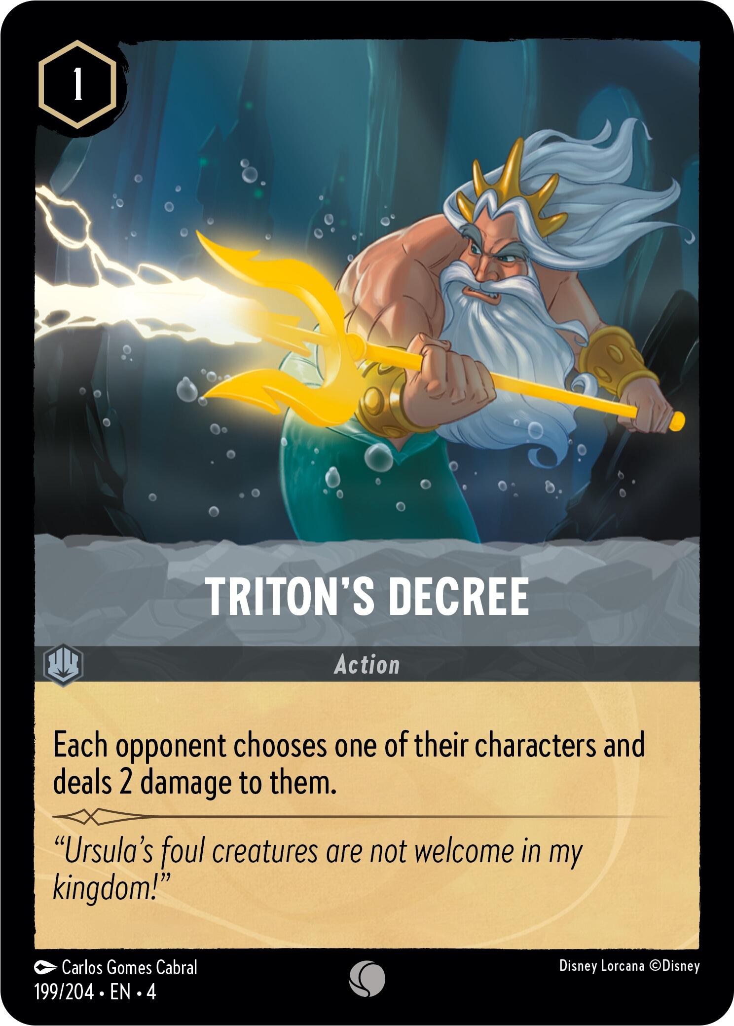 Triton's Decree (199/204) [Ursula's Return] | Webway Games