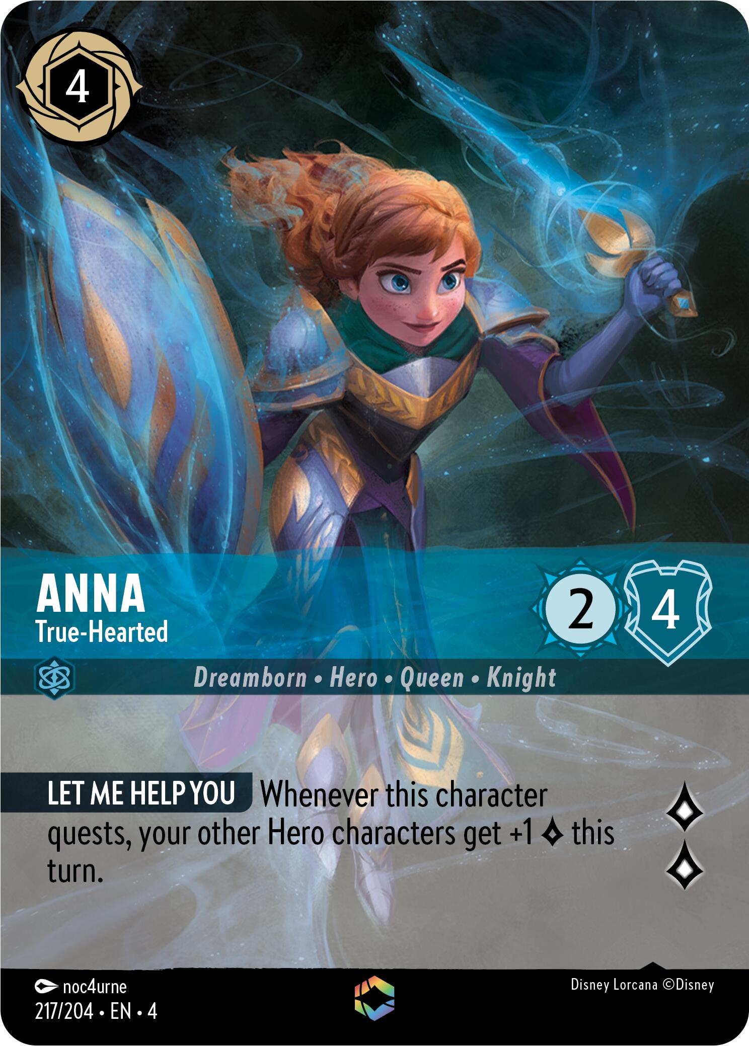 Anna - True-Hearted (Enchanted) (217/204) [Ursula's Return] | Webway Games