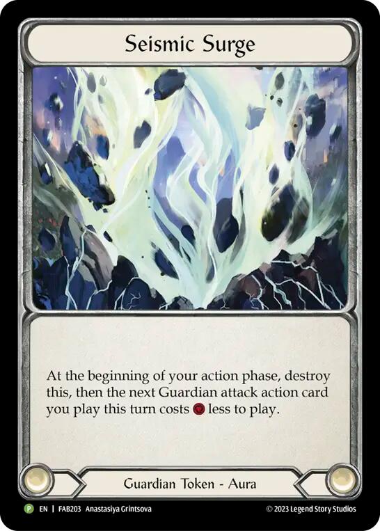 Seismic Surge (Cold Foil) [FAB203] (Promo)  Cold Foil | Webway Games