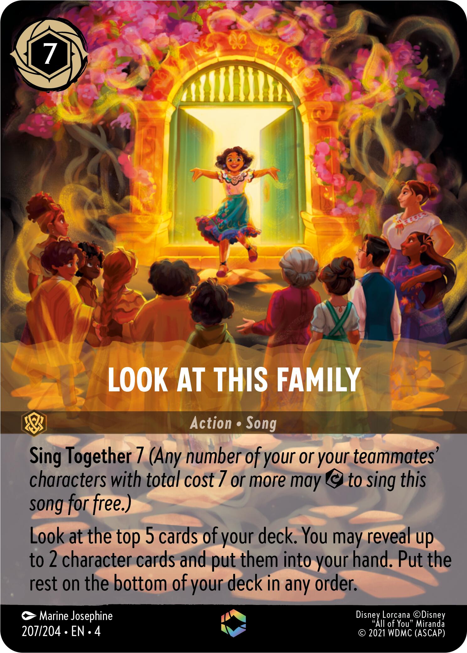 Look at This Family (Enchanted) (207/204) [Ursula's Return] | Webway Games