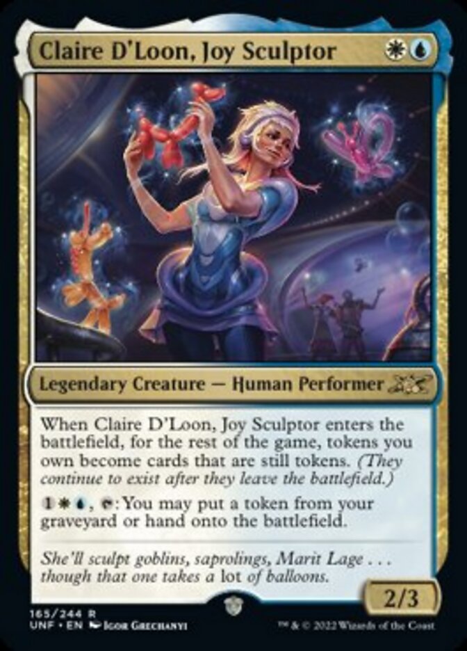 Claire D'Loon, Joy Sculptor [Unfinity] | Webway Games