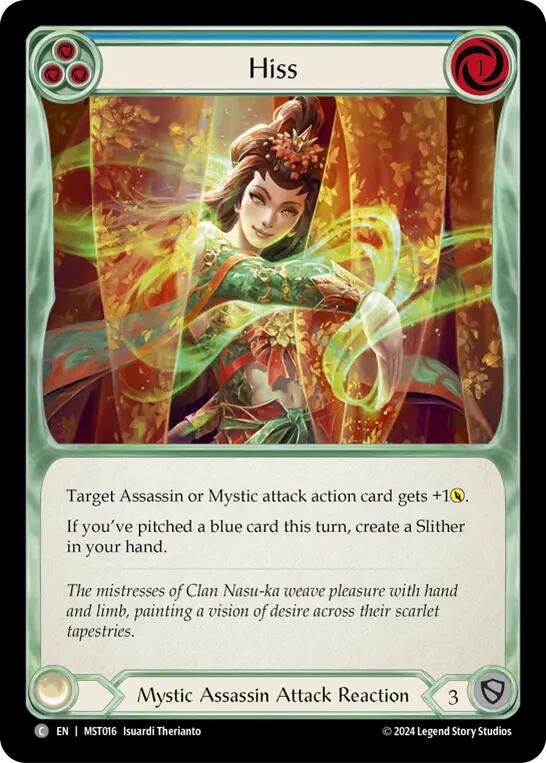 Hiss (Yellow) [MST015] (Part the Mistveil)  Rainbow Foil | Webway Games