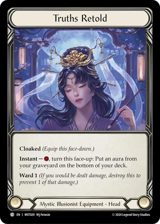 Truths Retold [MST029] (Part the Mistveil)  Cold Foil | Webway Games