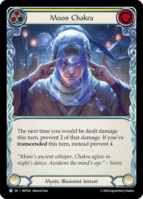 Moon Chakra (Yellow) [MST035] (Part the Mistveil) | Webway Games
