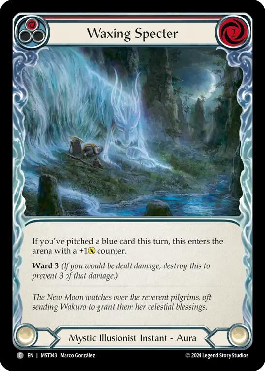 Waxing Specter (Red) [MST043] (Part the Mistveil) | Webway Games