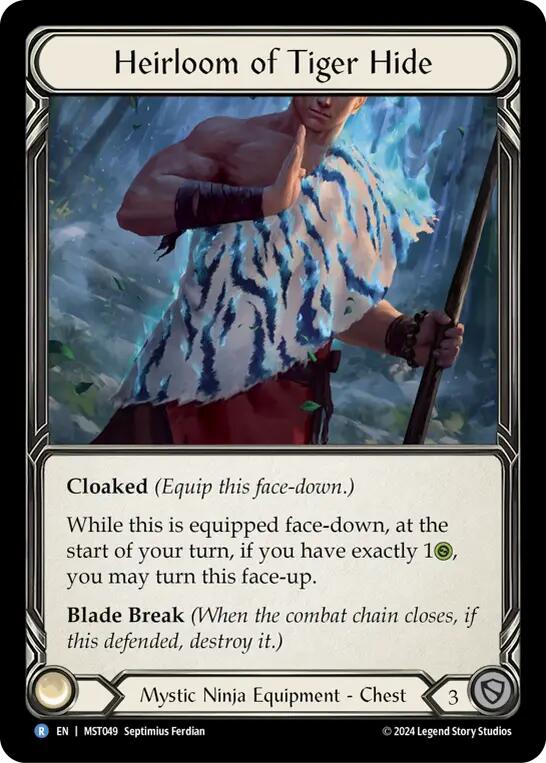 Heirloom of Tiger Hide [MST049] (Part the Mistveil)  Cold Foil | Webway Games