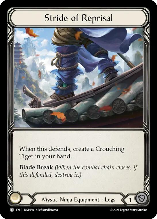 Stride of Reprisal [MST050] (Part the Mistveil)  Cold Foil | Webway Games