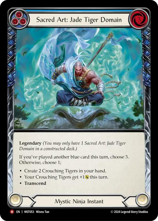 Sacred Art: Jade Tiger Domain // Inner Chi [MST053] (Part the Mistveil) | Webway Games