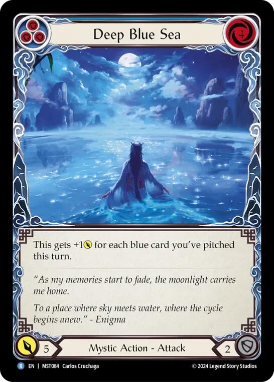 Deep Blue Sea [MST084] (Part the Mistveil)  Rainbow Foil | Webway Games