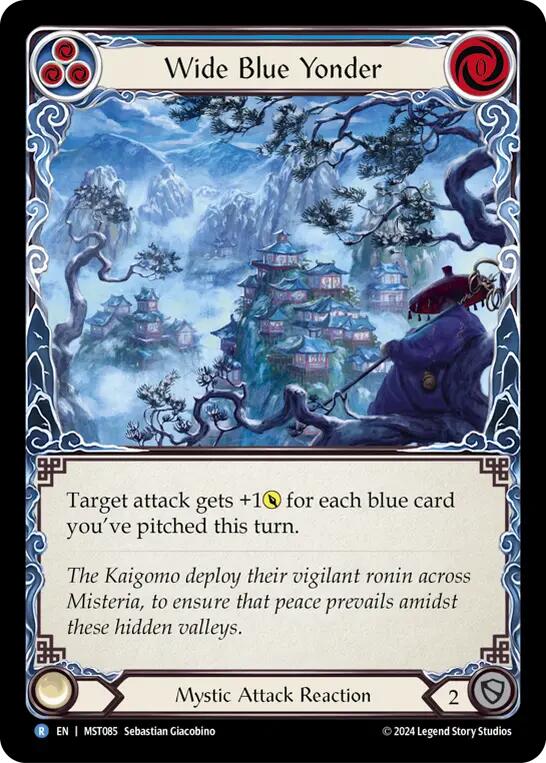 Wide Blue Yonder [MST085] (Part the Mistveil)  Rainbow Foil | Webway Games