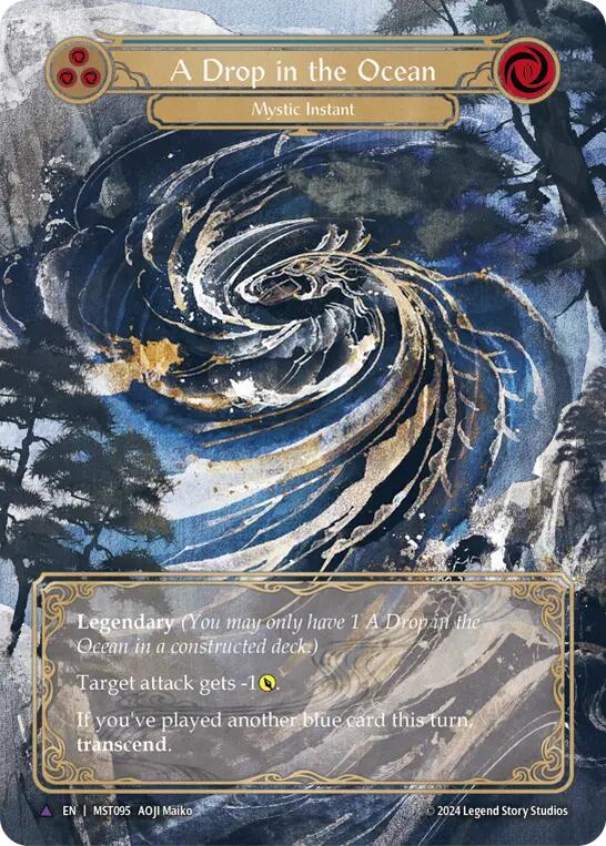 A Drop in the Ocean // Inner Chi (Marvel) [MST095] (Part the Mistveil)  Cold Foil | Webway Games