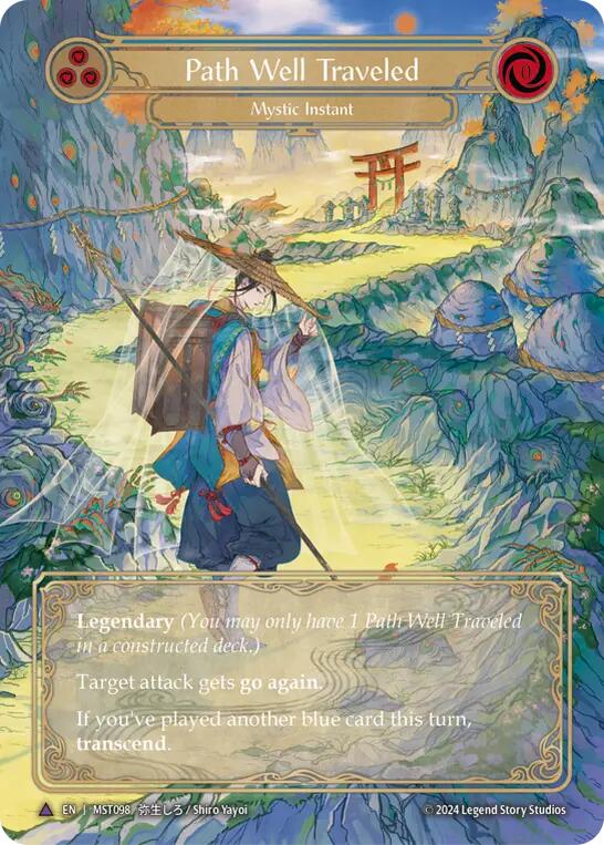 Path Well Traveled // Inner Chi (Marvel) [MST098] (Part the Mistveil)  Cold Foil | Webway Games
