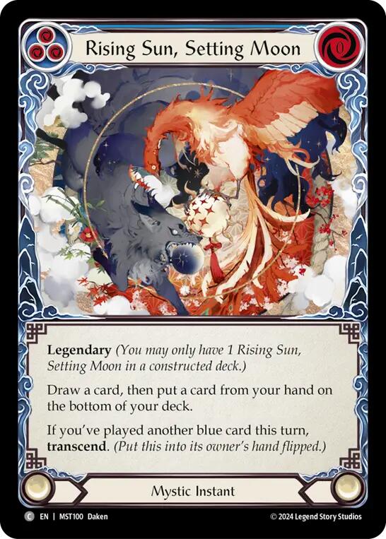 Rising Sun, Setting Moon // Inner Chi [MST100] (Part the Mistveil) | Webway Games