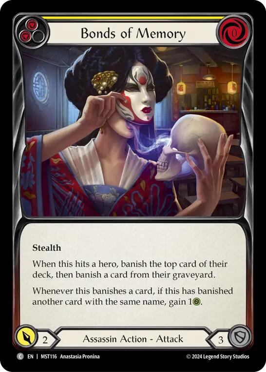 Bonds of Memory (Yellow) [MST116] (Part the Mistveil) | Webway Games