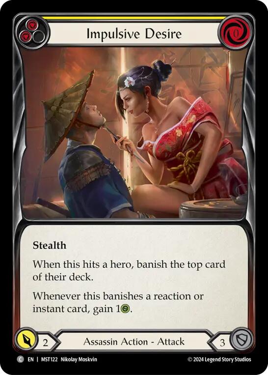Impulsive Desire (Yellow) [MST122] (Part the Mistveil) | Webway Games