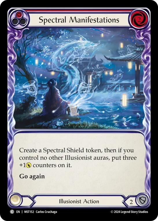 Spectral Manifestations (Red) [MST152] (Part the Mistveil)  Rainbow Foil | Webway Games