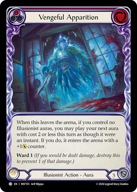Vengeful Apparition (Red) [MST155] (Part the Mistveil) | Webway Games