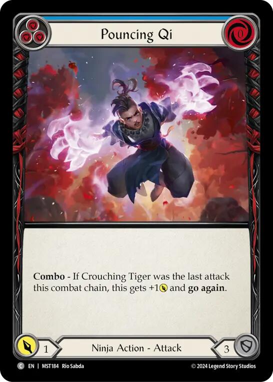 Pouncing Qi (Blue) [MST184] (Part the Mistveil) | Webway Games