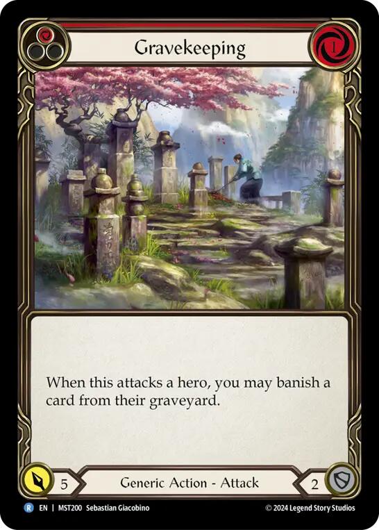 Gravekeeping (Red) [MST200] (Part the Mistveil) | Webway Games