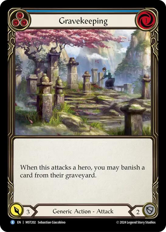 Gravekeeping (Blue) [MST202] (Part the Mistveil) | Webway Games