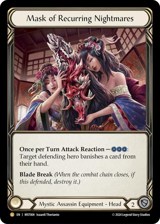 Mask of Recurring Nightmares [MST004] (Part the Mistveil)  Rainbow Foil | Webway Games