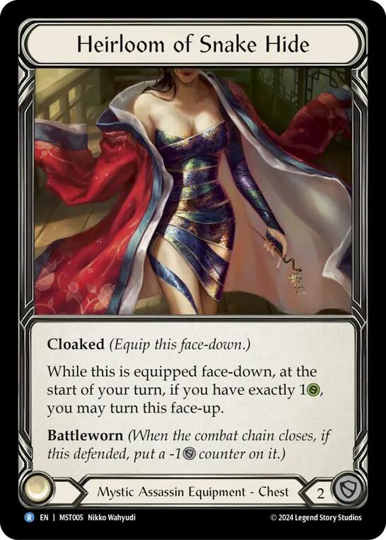 Heirloom of Snake Hide [MST005] (Part the Mistveil)  Cold Foil | Webway Games