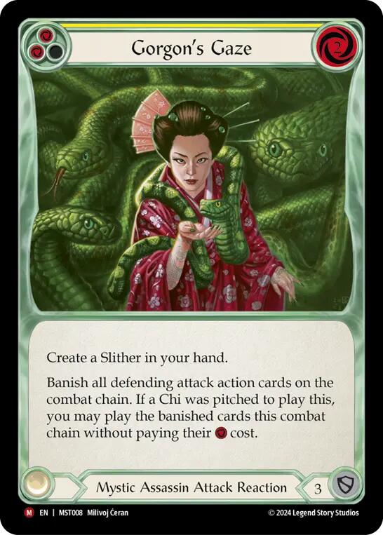 Gorgon's Gaze [MST008] (Part the Mistveil)  Rainbow Foil | Webway Games