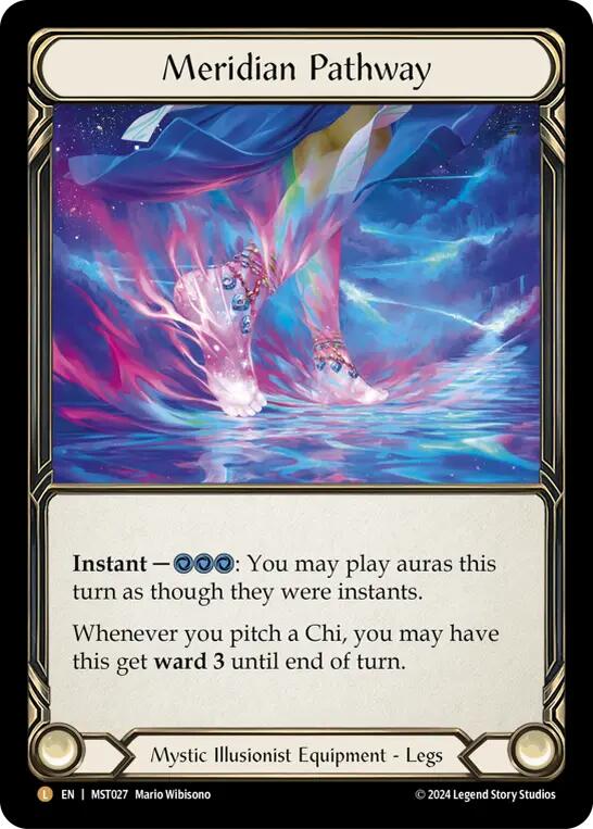 Meridian Pathway [MST027] (Part the Mistveil)  Rainbow Foil | Webway Games