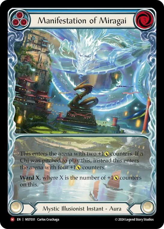 Manifestation of Miragai (Extended Art) [MST031] (Part the Mistveil)  Rainbow Foil | Webway Games