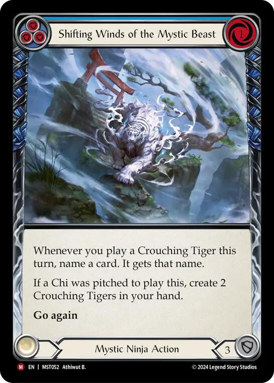 Shifting Winds of the Mystic Beast [MST052] (Part the Mistveil)  Rainbow Foil | Webway Games