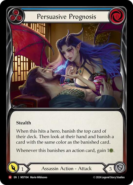 Persuasive Prognosis [MST104] (Part the Mistveil)  Rainbow Foil | Webway Games