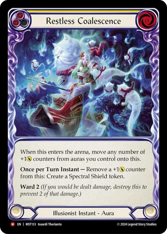 Restless Coalescence [MST133] (Part the Mistveil)  Rainbow Foil | Webway Games