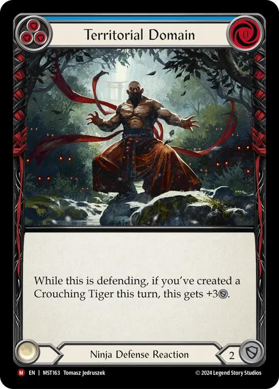 Territorial Domain [MST163] (Part the Mistveil)  Rainbow Foil | Webway Games