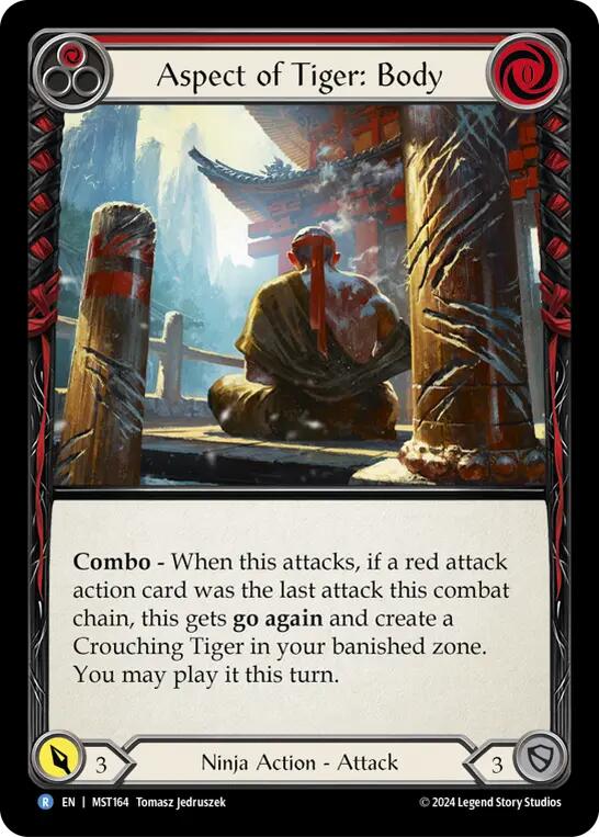 Aspect of Tiger: Body [MST164] (Part the Mistveil)  Rainbow Foil | Webway Games