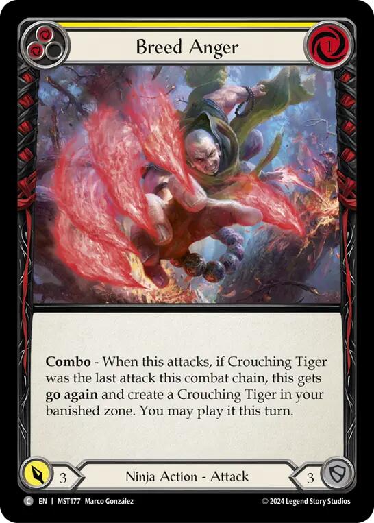 Breed Anger (Yellow) [MST177] (Part the Mistveil) | Webway Games