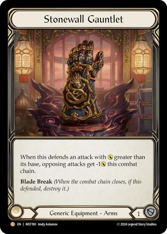 Stonewall Gauntlet [MST190] (Part the Mistveil)  Rainbow Foil | Webway Games