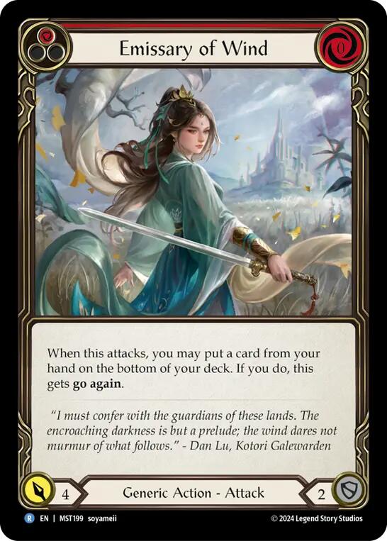 Emissary of Wind [MST199] (Part the Mistveil)  Rainbow Foil | Webway Games