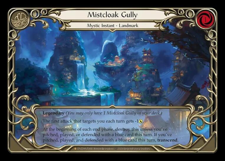 Mistcloak Gully // Inner Chi [MST000] (Part the Mistveil)  Cold Foil | Webway Games