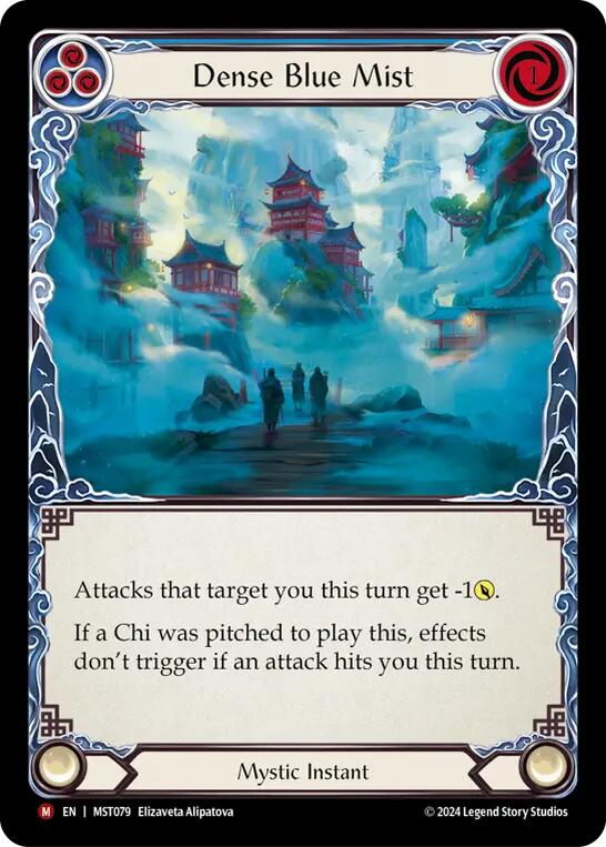 Dense Blue Mist [MST079] (Part the Mistveil)  Rainbow Foil | Webway Games