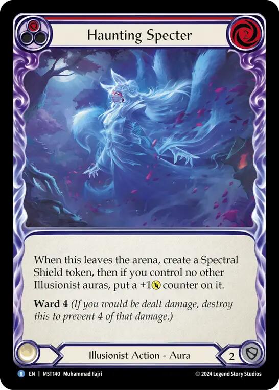 Haunting Specter (Red) [MST140] (Part the Mistveil) | Webway Games