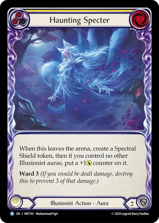 Haunting Specter (Yellow) [MST141] (Part the Mistveil) | Webway Games