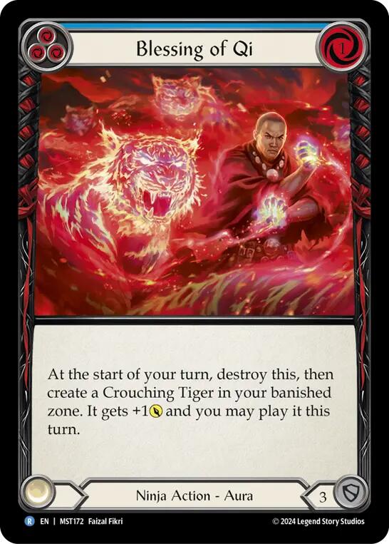 Blessing of Qi (Blue) [MST172] (Part the Mistveil) | Webway Games