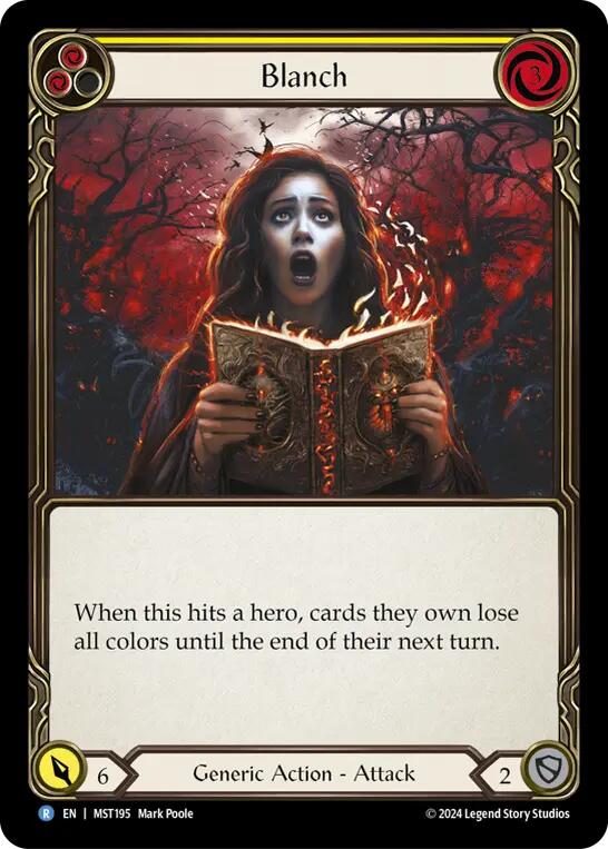 Blanch (Yellow) [MST195] (Part the Mistveil)  Rainbow Foil | Webway Games