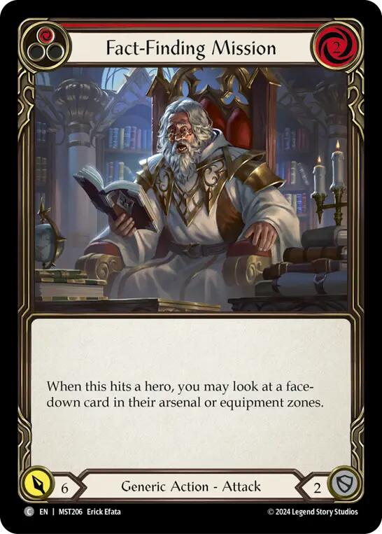 Fact-Finding Mission (Red) [MST206] (Part the Mistveil)  Rainbow Foil | Webway Games