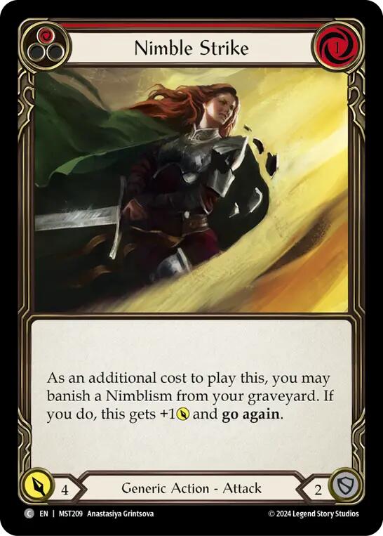 Nimble Strike (Red) [MST209] (Part the Mistveil) | Webway Games