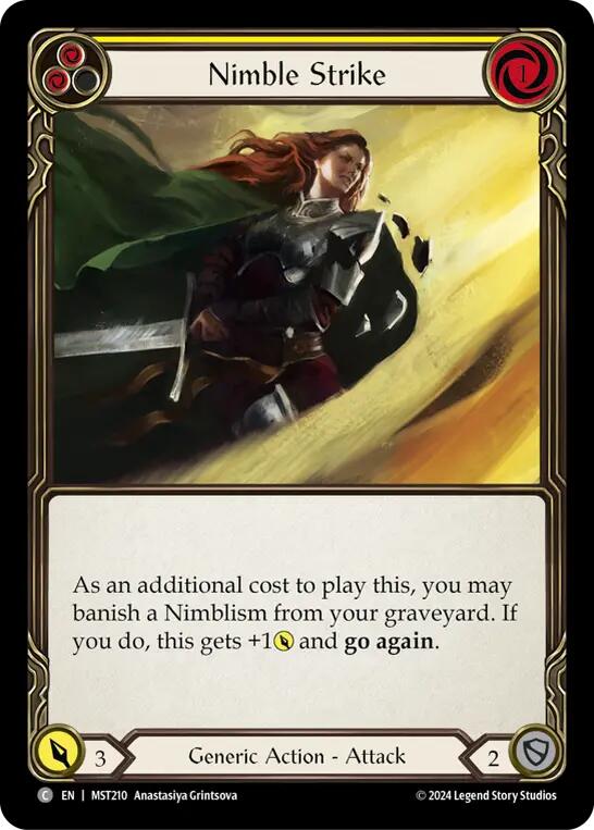 Nimble Strike (Yellow) [MST210] (Part the Mistveil) | Webway Games