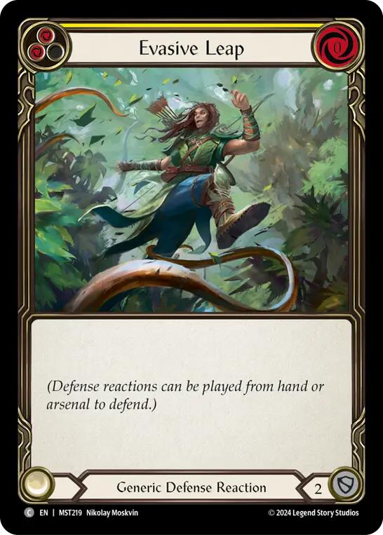 Evasive Leap (Yellow) [MST219] (Part the Mistveil) | Webway Games