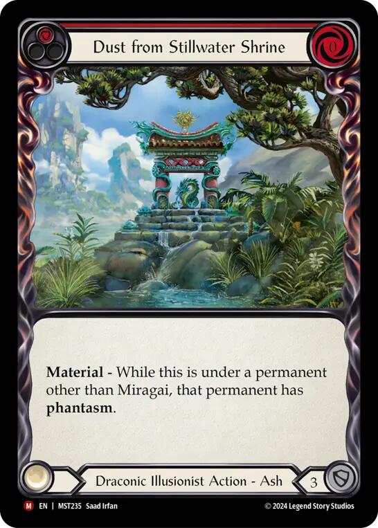 Dust from Stillwater Shrine [MST235] (Part the Mistveil)  Rainbow Foil | Webway Games