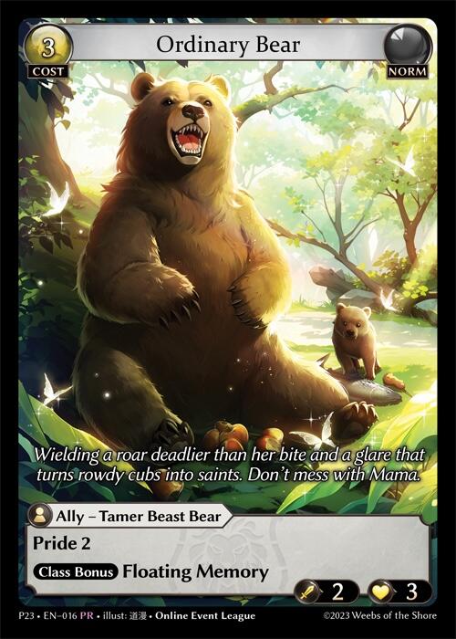 Ordinary Bear (016) [Promotional Cards] | Webway Games