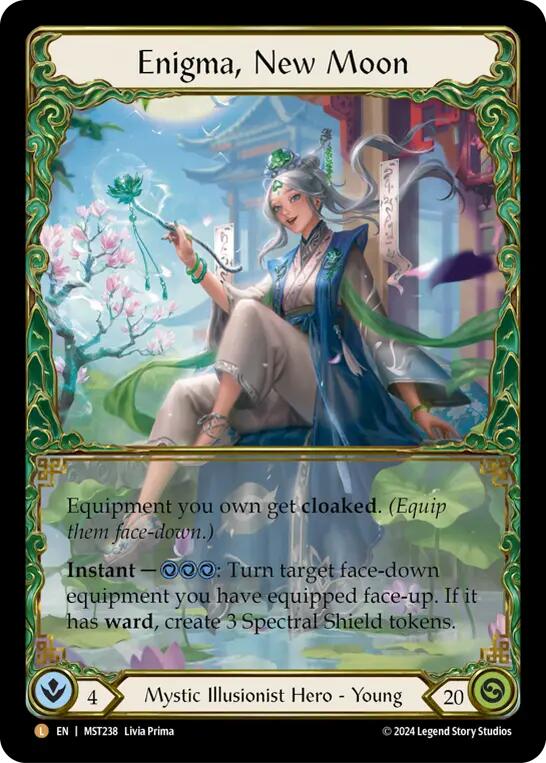 Enigma, New Moon [MST238] (Part the Mistveil)  Rainbow Foil | Webway Games